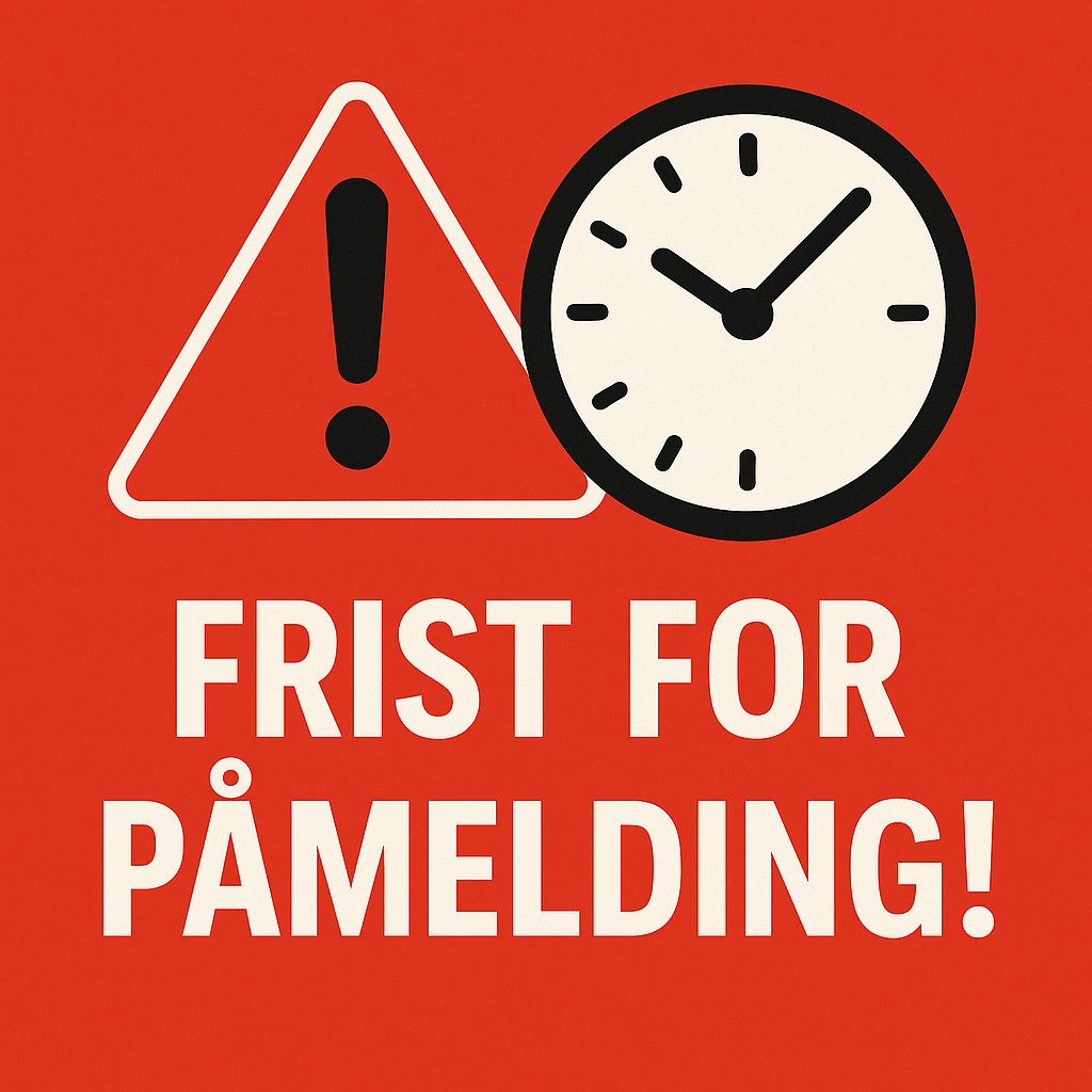 FRIST FOR PÅMELDING TIL COMPOER (Konkurranser)